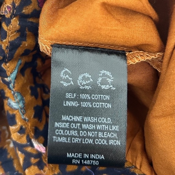 SEA New York Rosita Ruffle Cotton Paisley Romper | Size 0 | NWT - Picture 16 of 16